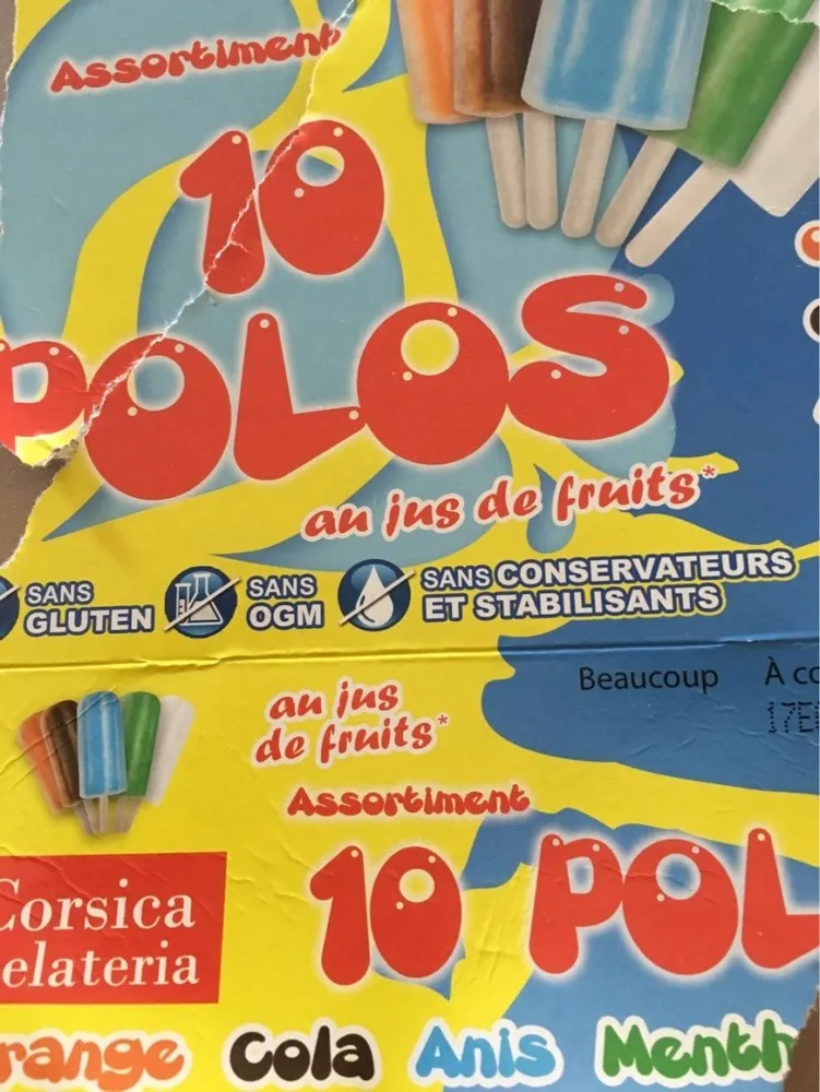 Assortiments 10 polos
