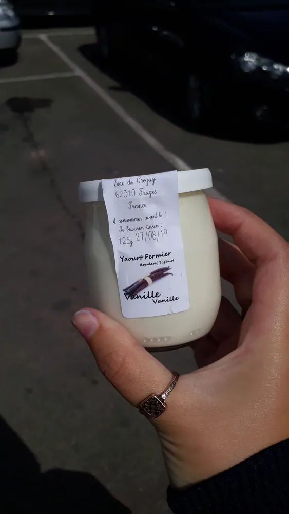 yaourt fermier vanille