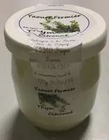 Yaourt fermier