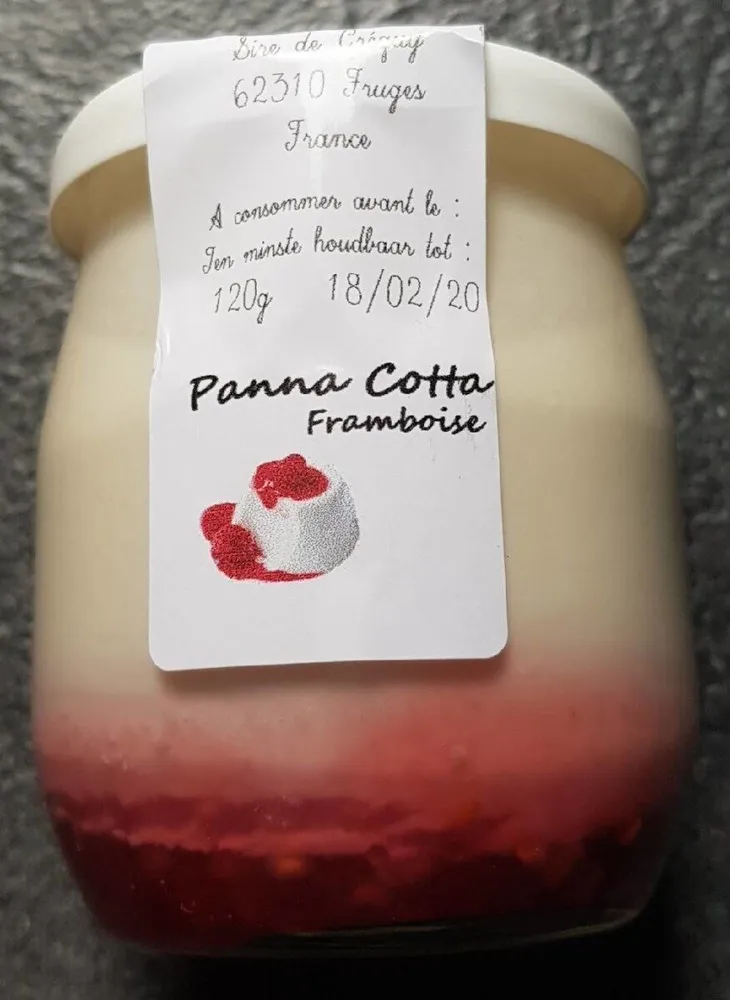Panna Cotta Framboise