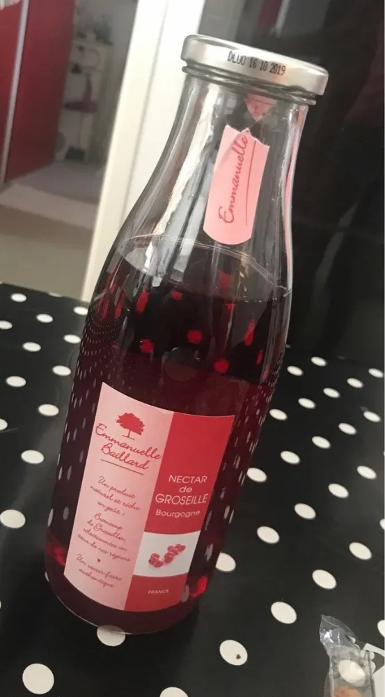 nectar de groseille