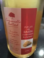 Pur jus de raisin chardonnay