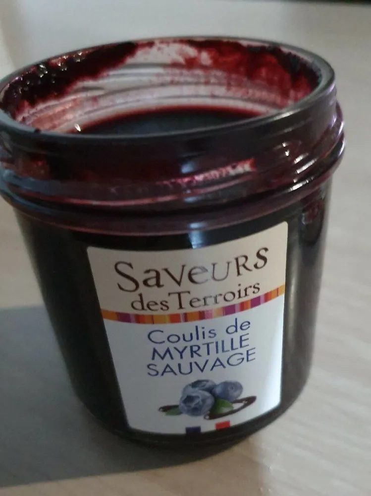 Coulis de myrtille sauvage