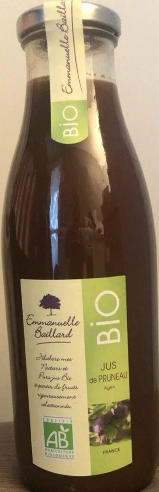 Jus de pruneau agen bio