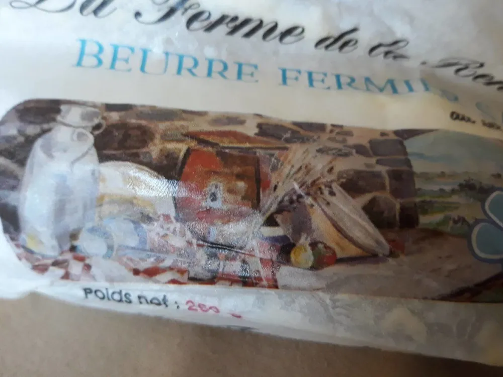 Beurre fermier salé
