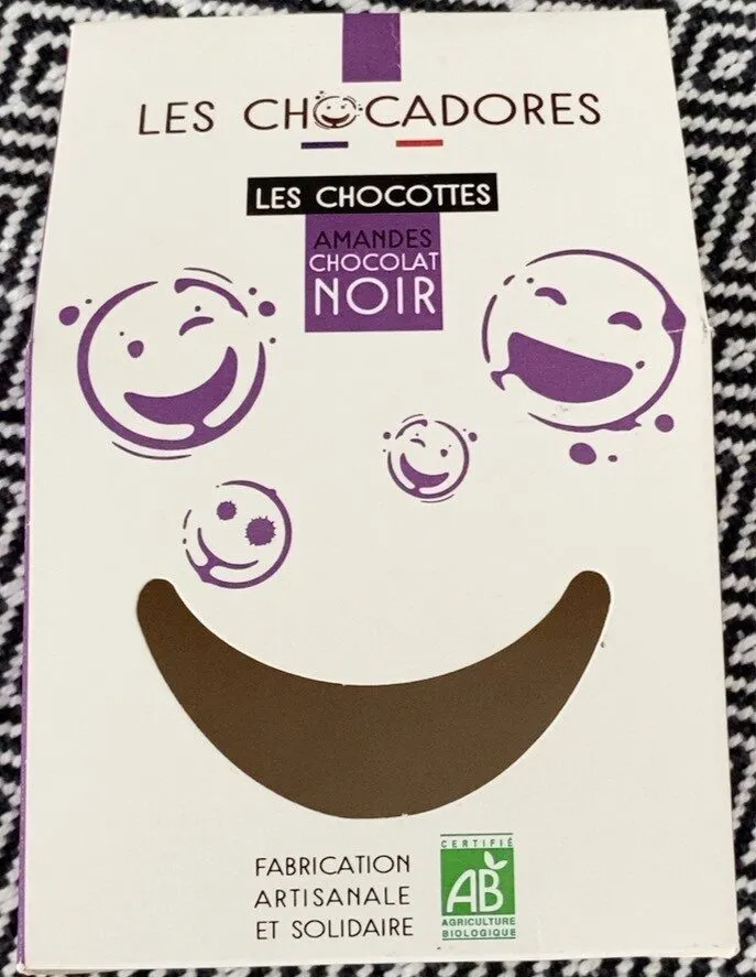 Les Chocottes Amandes Chocolat Noir