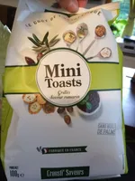 Mini toasts grillés saveur romarin Crousti' Saveurs