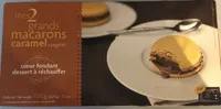 Mes 2 grands macarons caramel congelés