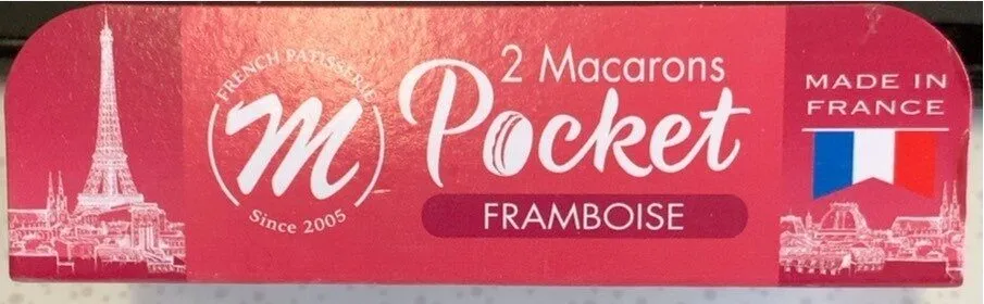 2  Macarons Pocket Framboise
