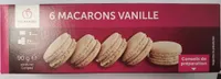 6 macarons vanille