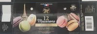 12 macarons sélection gourmande