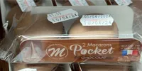 2 Macarons Pocket Chocolat