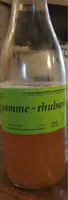 Pur jus pomme-rhubarbe