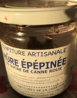 Confiture artisanale Mûre épépinée au sucre de canne roux