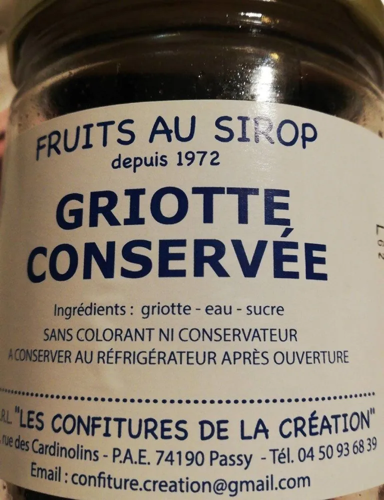 Griottes conservée