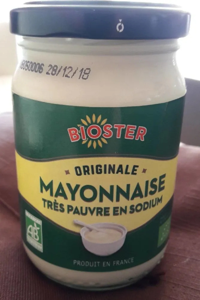 Mayonnaise très pauvre en sodium