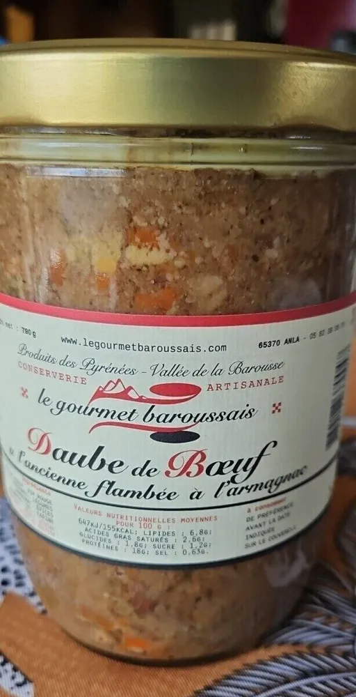 Daube de bœuf à l'armagnac