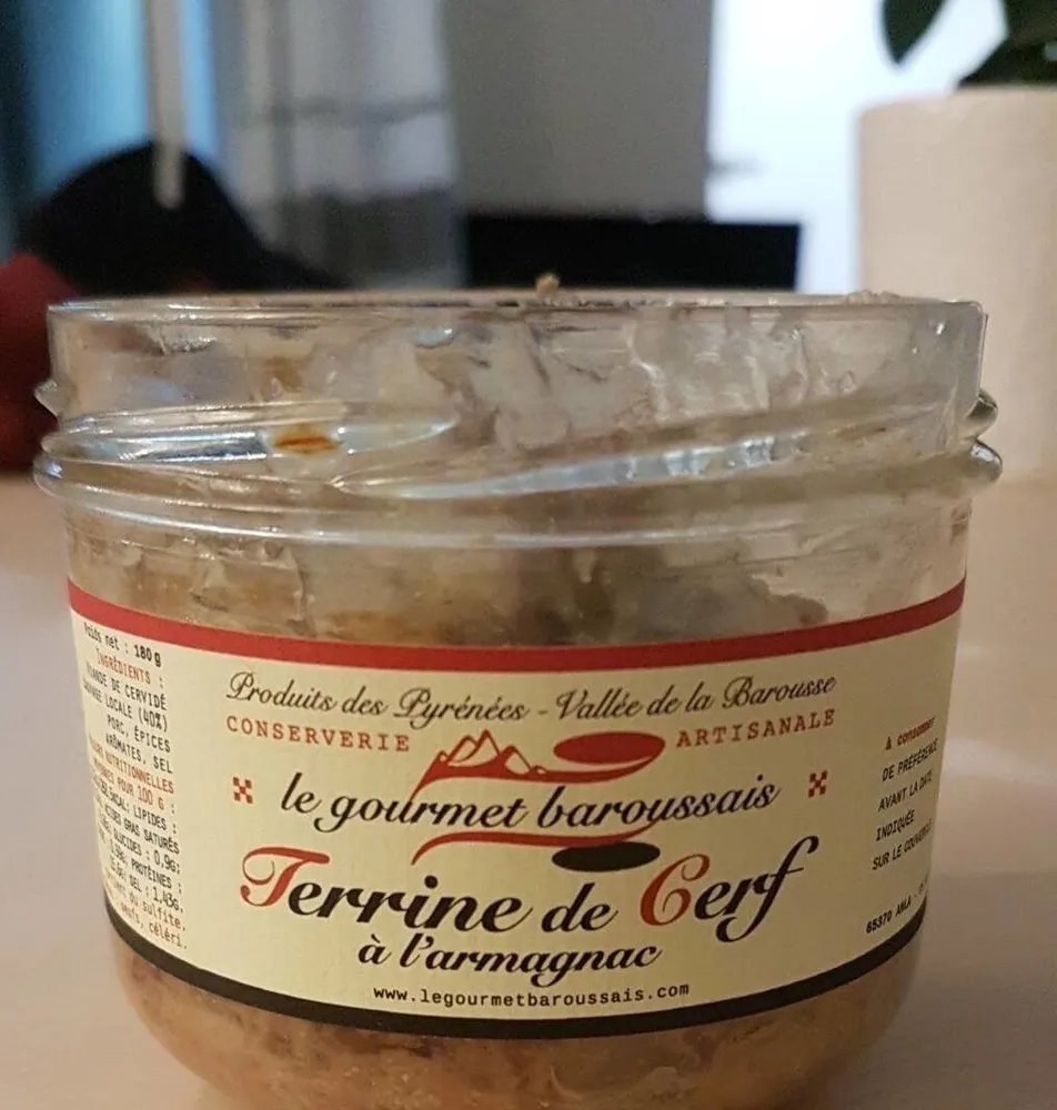 Terrine de Cerf à l'Armagnac