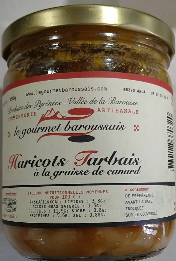 Haricots Tarbais à la graisse de canard