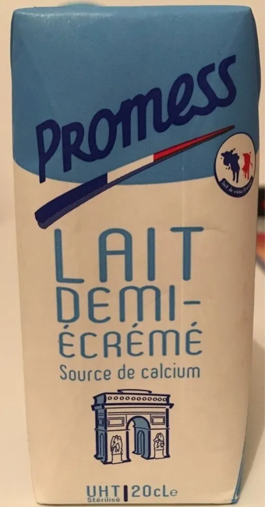 Lait 1/2 ecreme