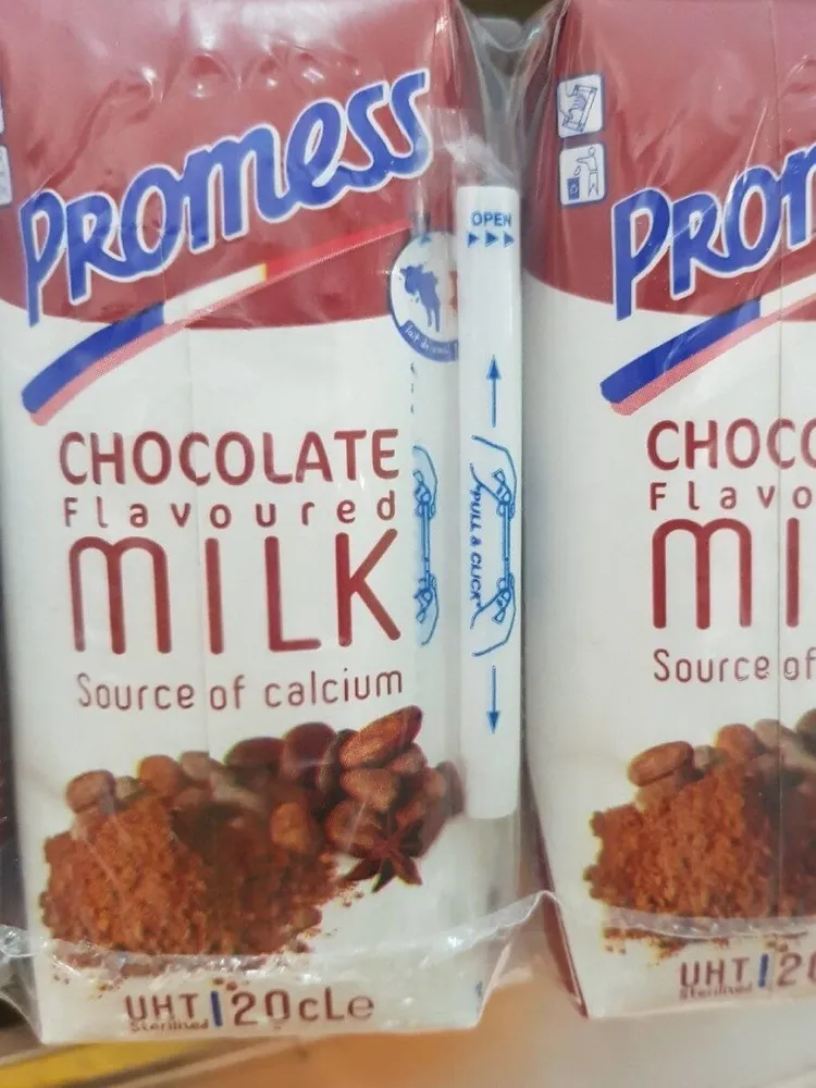 Chocolate flavour milk