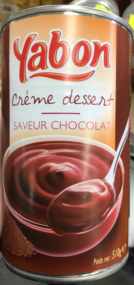 Crème dessert saveur chocolat