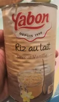 Riz au lait saveur vanille