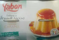 gâteau de semoule raisins nappage caramel