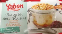 Riz au lait avec raisin