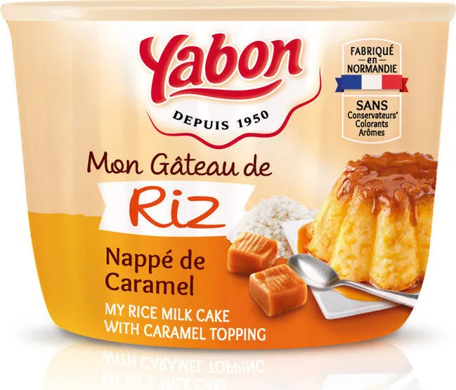 Gâteau de riz caramel pot gourmand