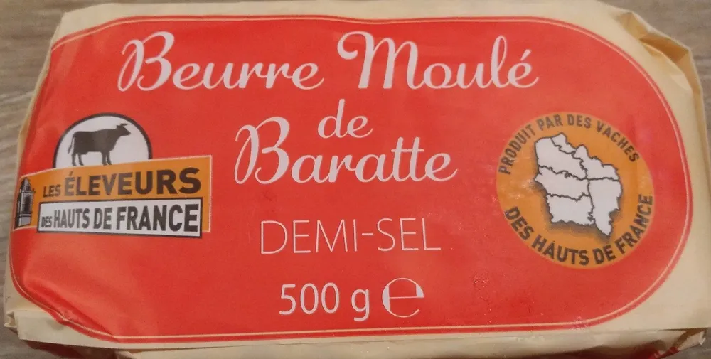 Beurre moulé de baratte demi sel