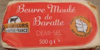 Beurre moulé de baratte demi sel
