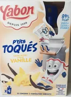 P'tits Toqués crème dessert saveur vanille
