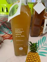 Vinaigre a la pulpe de pomme verte et au miel