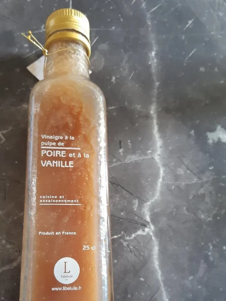 Vinaigre pulpe poire et vanille