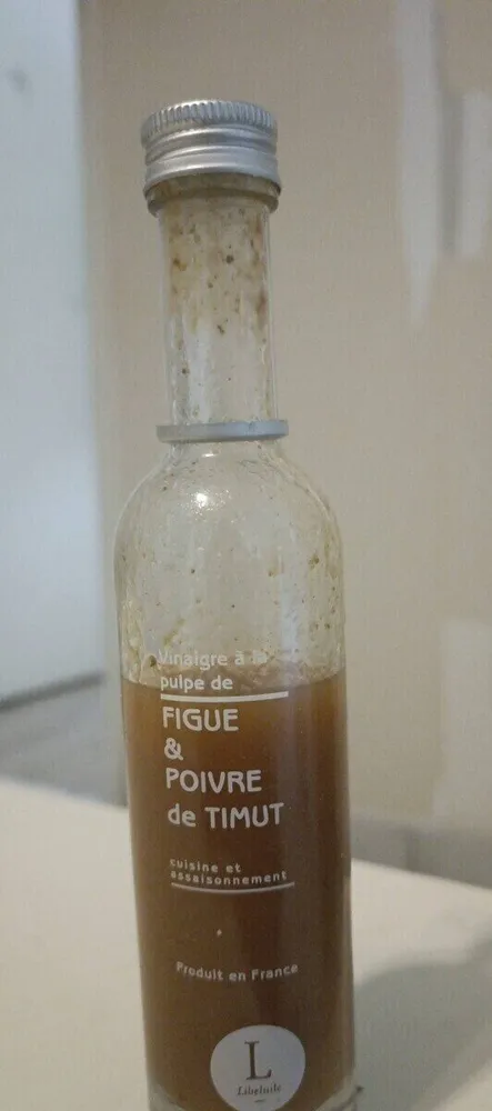 Vinaigre à la pulpe de figue et poivre de timut