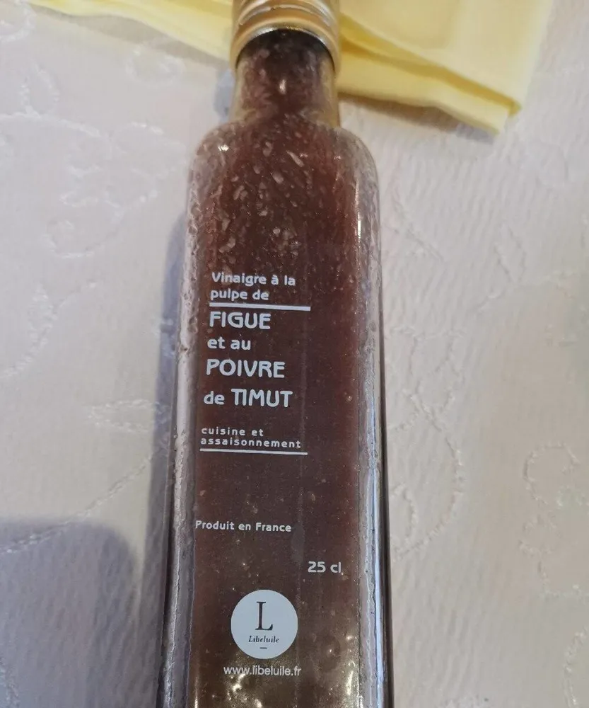 Vinaigre à la pulpe de Figue et au Poivre de TIMUT