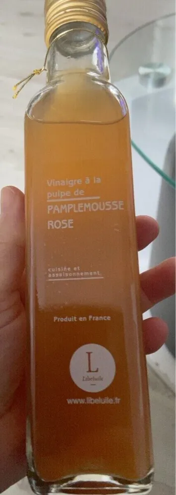 Vinaigre pulpe pamplemousse rose