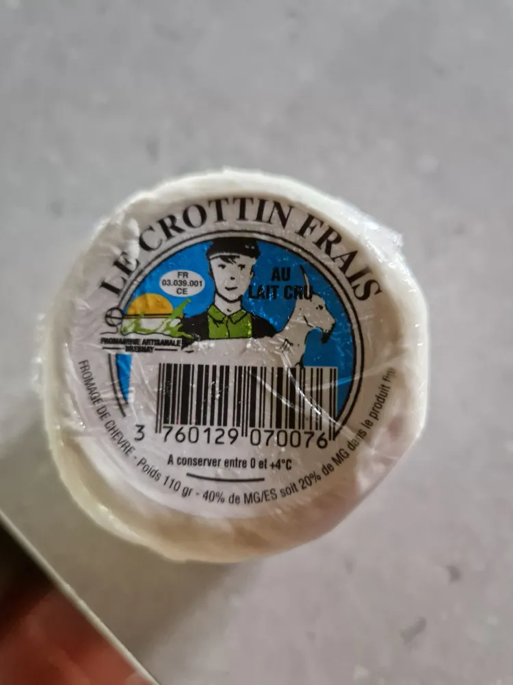Le crottin frais