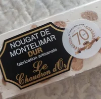 Barre nougat dur