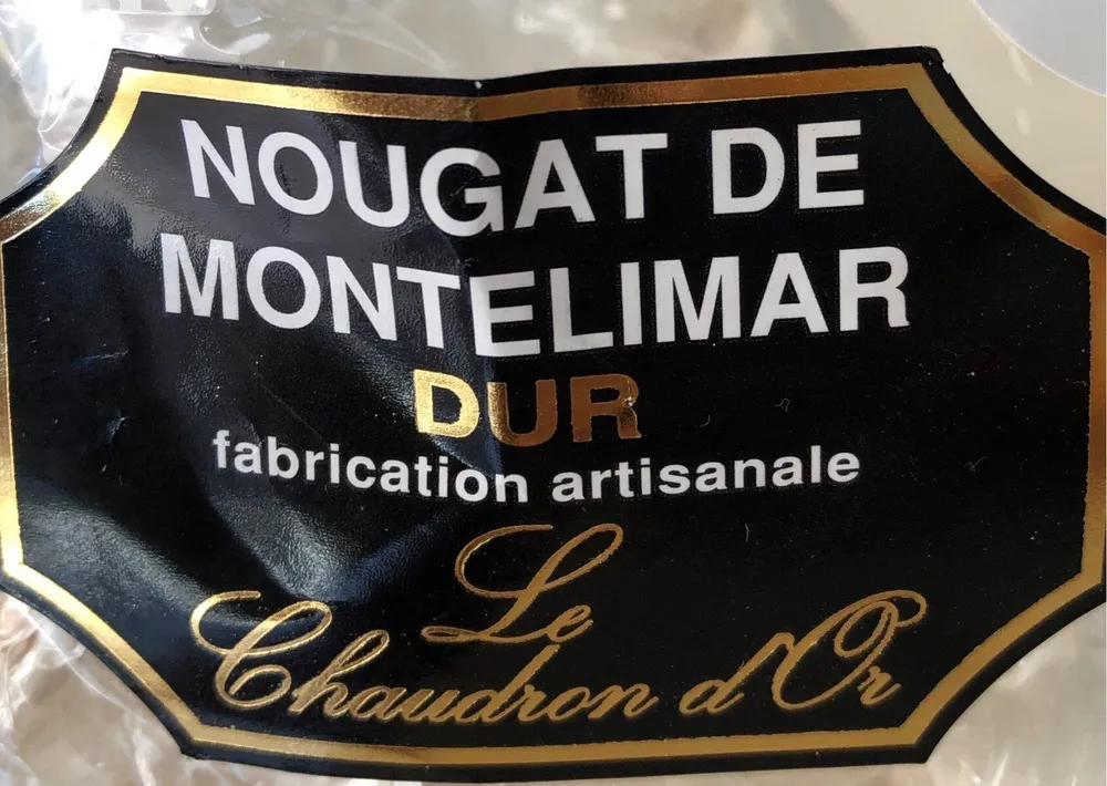 Papilottes nougat montelimar dur