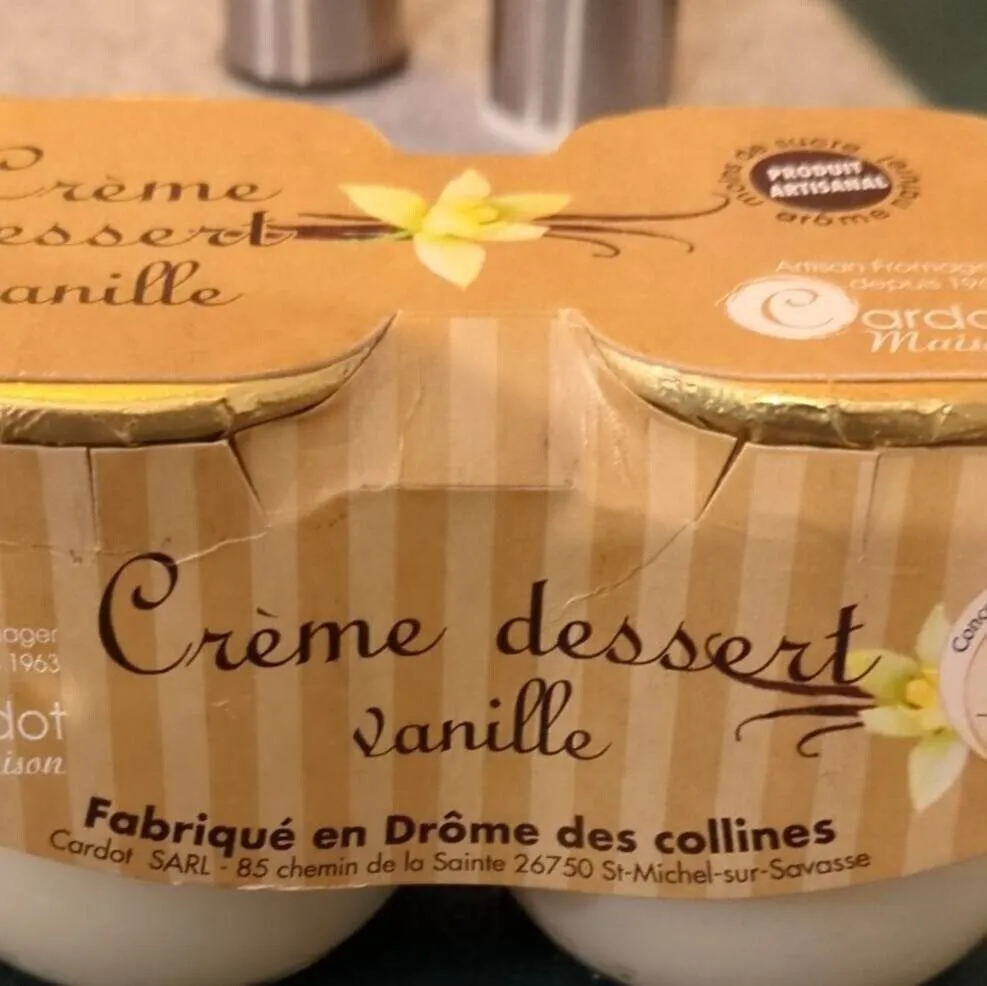 Crème dessert à vanille