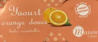 Yaourt orange douce huiles essencielles