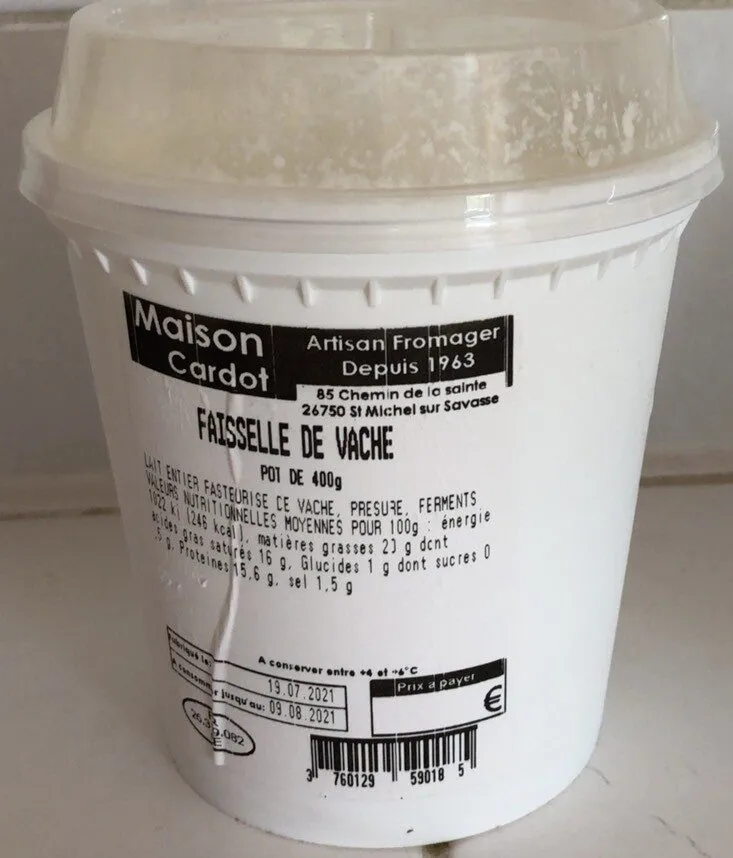 Faisselle de vache