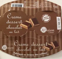Creme dessert chocolat au lait