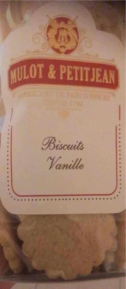 Biscuits vanille