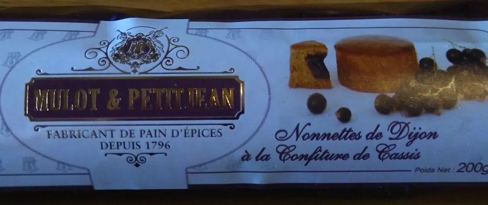 Les Nonnettes de Dijon cassis