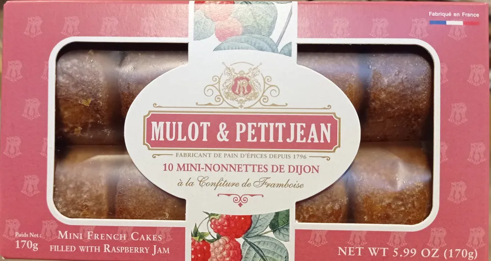 Mini-nonnettes à la confiture de framboise