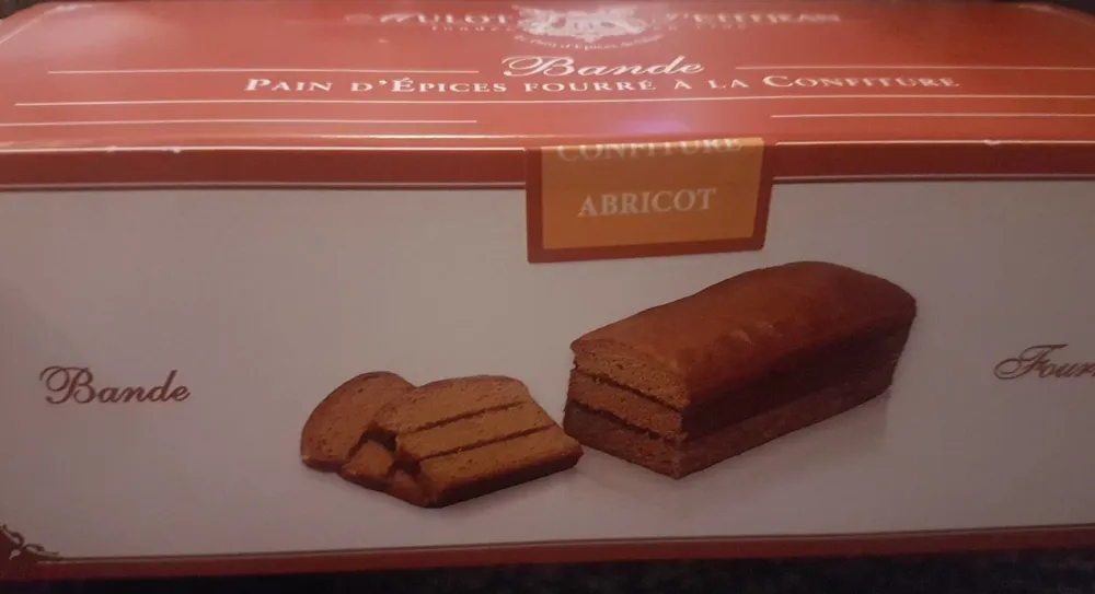 Pain d'épices fourré à la confiture