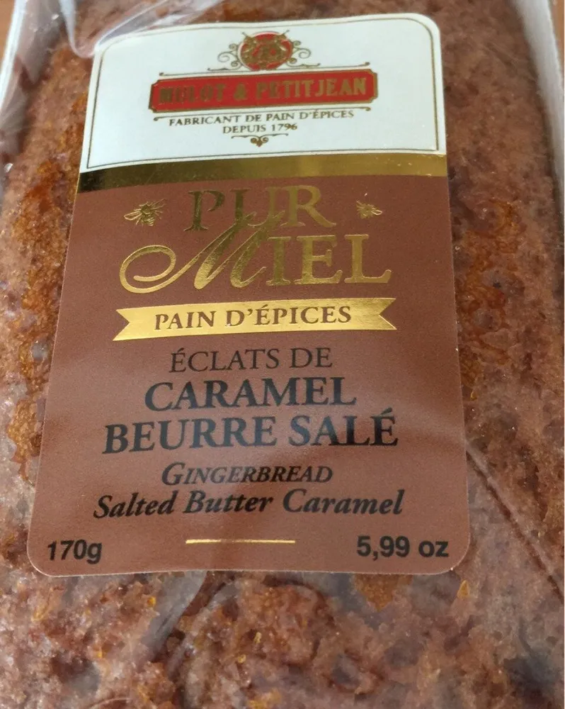 Pain d'épices éclats de caramel beurre salé